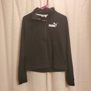 Black Puma Jacket | 3/4 Zip